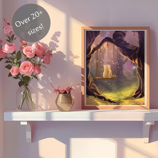 スイングポスタお洒落ーの猫 ポスター