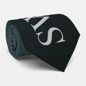 スイングミュージックダンスの衣装男性へクラシックブラック ネクタイ (ロール)