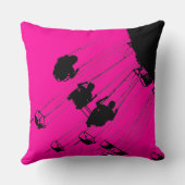 スイングラウンドアバウト交差点 – ホットピンク クッション (裏面)