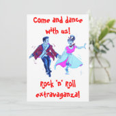スイングロックンロールダンスの招待状 招待状 (スタンド正面)