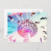 スイング回転木馬 ポストカード (正面/裏面)