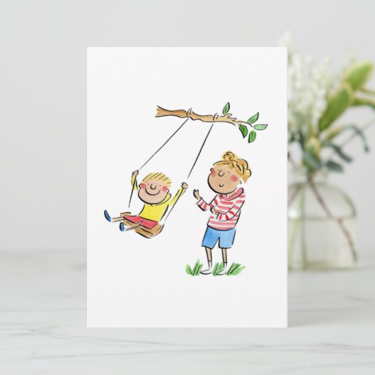 スイング時に 招待状 (スタンド正面)