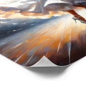 スイング踊り社交ダンス踊りダンサーダンス ポスター (角)