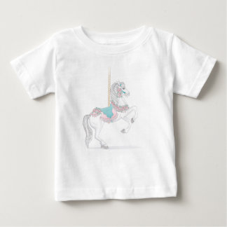 スイーすごいト回転木馬TシャツTutu ベビーTシャツ