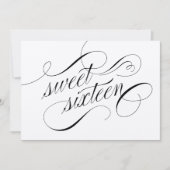 スイーエレガントト16招待状 招待状 (正面)