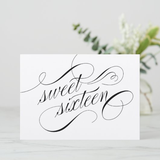 スイーエレガントト16招待状 招待状 (スタンド正面)