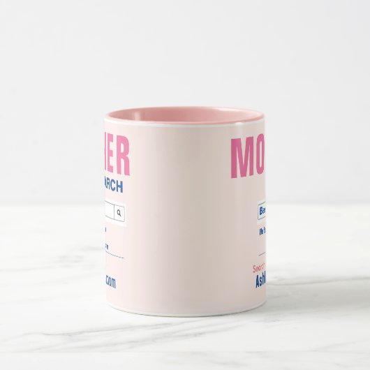 スイーカスタムト最高のマムギフトマグ マグカップ (中央)