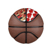 スイーシアート用ハート付き6インチミニバスケットボール ミニバスケットボール (右)