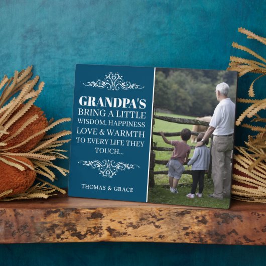 スイースタイリッシュトじいちゃん引用文写真 フォトプラーク (側面)