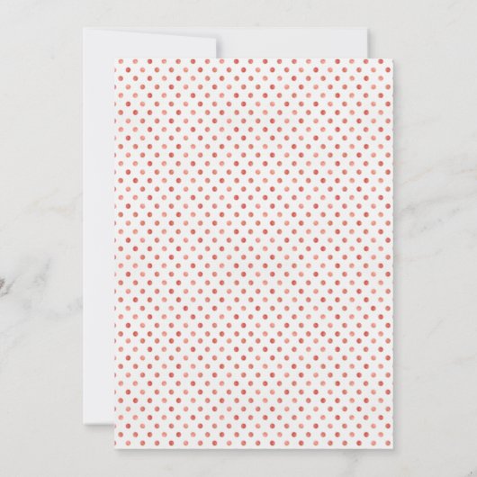 スイーツくるみ割り誕生日の水彩ランド 招待状 (裏面)