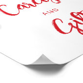 スイーツさくらんぼカードとギフトポスター ポスター (角)