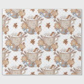 スイーツとベビー外は冷たい包み紙 ラッピングペーパー (フラット)