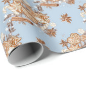 スイーツとベビー外は寒い ラッピングペーパー (ロールコーナー)