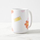 スイーツと花 コーヒーマグカップ (正面右)