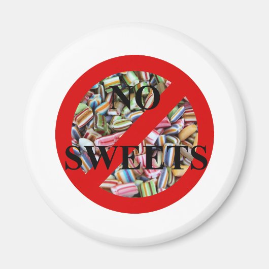 スイーツなし マグネット (正面)