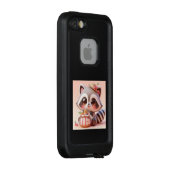 スイーツの国のアライグマ王子 LifeProof iPhoneケース (裏面/右)