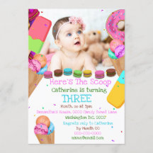 スイーツアイスクリーム写真ANY AGE誕生パーティー