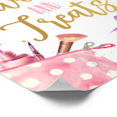 スイーツアンドトリートスパパーティーメイクアップグラマーガール ポスター (角)