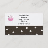 スイーツアンドトリートベーキングデザイン 名刺 (裏面)