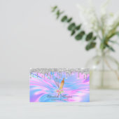 スイーツカップケーキシルバードリップオパール 名刺 (スタンド正面)