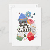スイーツスイーツが大好き ポストカード (正面/裏面)