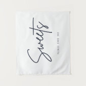 スイーツテーブルバックドロップ テイクワン デザート ウェディング タペストリー (正面)