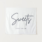 スイーツテーブルバックドロップ テイクワン デザート ウェディング タペストリー (正面(横))