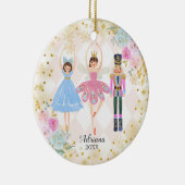 スイーツナパーソナライズされたンチクラッカーオーナメントガール セラミックオーナメント (右)