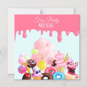 スイーツニーイベント マグネット招待状 (正面)