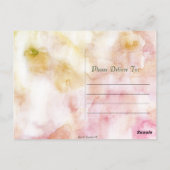 スイーツハッピーバースデーカップケーキ|ポストカード ポストカード (裏面)