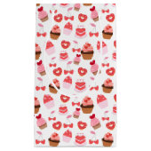 スイーツバレンタインのギフトラップパーティー用品 スモールペーパーバッグ (正面)
