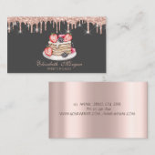 スイーツパンケーキバラ金ゴールドドリプスベーカリー 名刺 (正面/裏面)