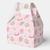 スイーツピンク水彩パターン フェイバーボックス (正面)