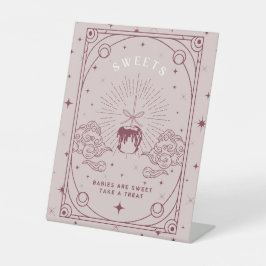 スイーツピンク赤ちゃんシャワー 台座サイン