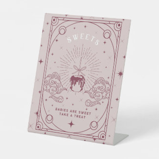 スイーツピンク赤ちゃんシャワー 台座サイン