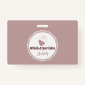 スイーツベーカリーストアカスタムチョコデザート バッジ (正面)