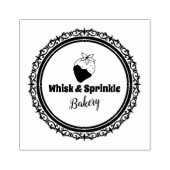 スイーツベーカリーストアカスタムチョコデザート ラバースタンプ (インプリント)