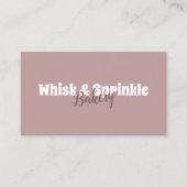 スイーツベーカリーストアカスタムチョコデザート 名刺 (正面)