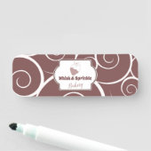 スイーツベーカリーストアカスタムチョコデザート 名札 (インサイチュ)