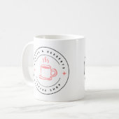 スイーツマグカップロゴ コーヒーマグカップ (正面左)