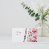 スイーツモダンとスイーツ 名刺 (スタンド正面)