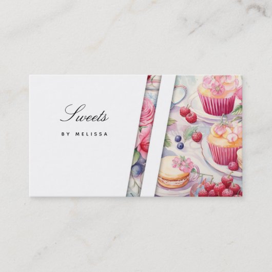 スイーツモダンとスイーツ 名刺 (正面)