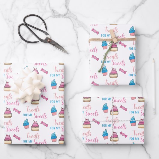 スイーツラッピング用紙シート ラッピングペーパーシート (正面)