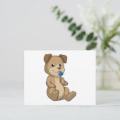 スイーツ付き犬棒つきキャンデー ポストカード (スタンド正面)