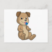 スイーツ付き犬棒つきキャンデー ポストカード (正面)