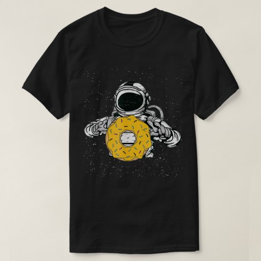 スイーツ宇宙旅行寄宿天文学の宇宙飛行士 Tシャツ (デザイン正面)