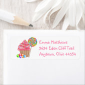 スイーツ差出人住所ラベル ラベル (インサイチュ)