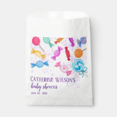 スイーツ棒つきキャンデーキャンディランドベビーシャワー フェイバーバッグ (正面)