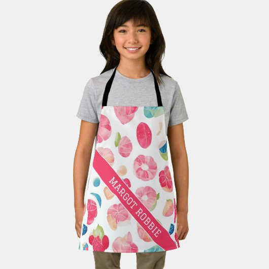 スイーツ水の色のパタカラフルーン エプロン (インサイチュ)