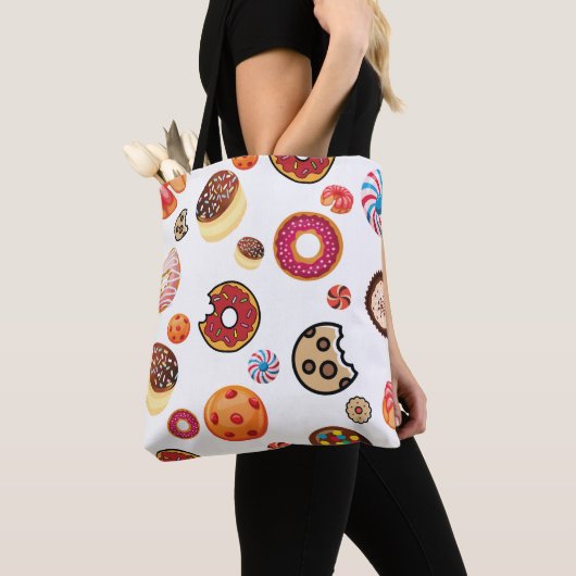 スイーツ1 トートバッグ (クローズアップ)